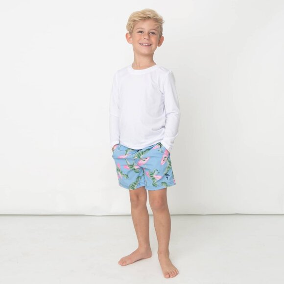 Shade Critters ‘Surfin Dino’ Boys  Swim Trunk 2T - Picture 2 of 7